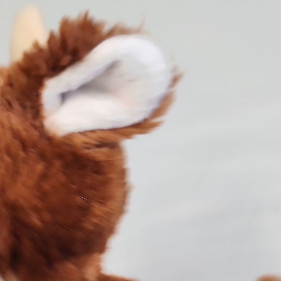 Plush Kid's Brown Soft Stuffed Animal Cow Toy - Picture 10 of 10